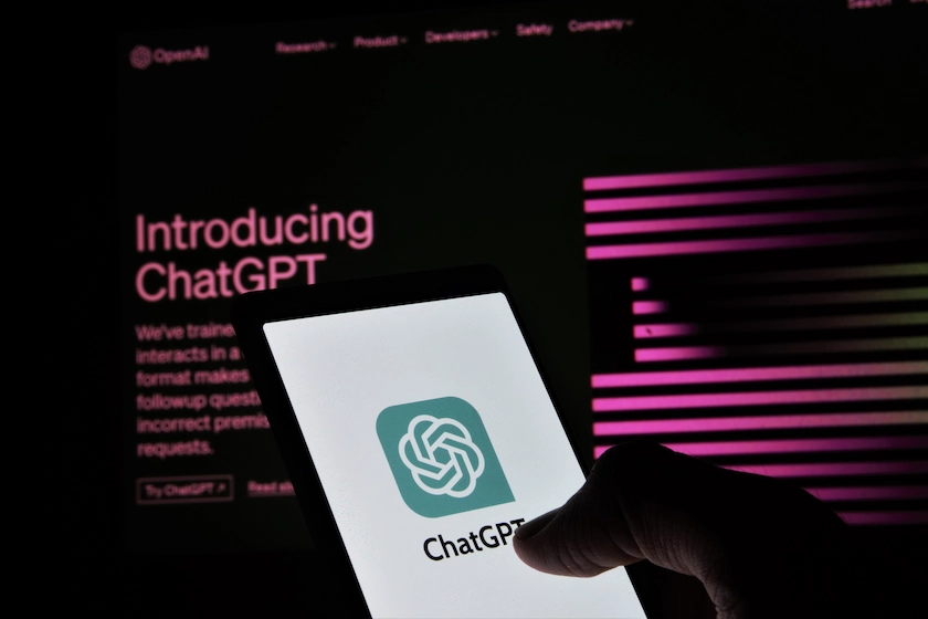 An Image Showing ChatGPT Logo on Phone